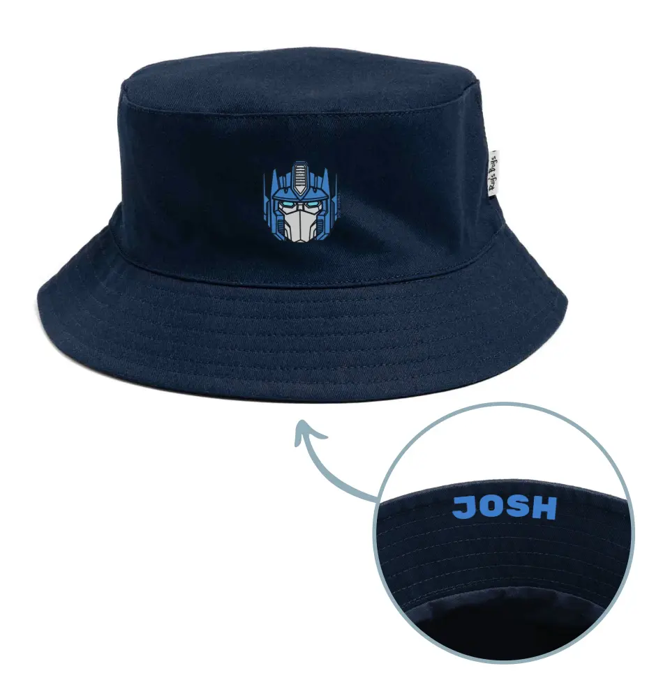Personalised Transformers Kids' Bucket Hat - Image 5