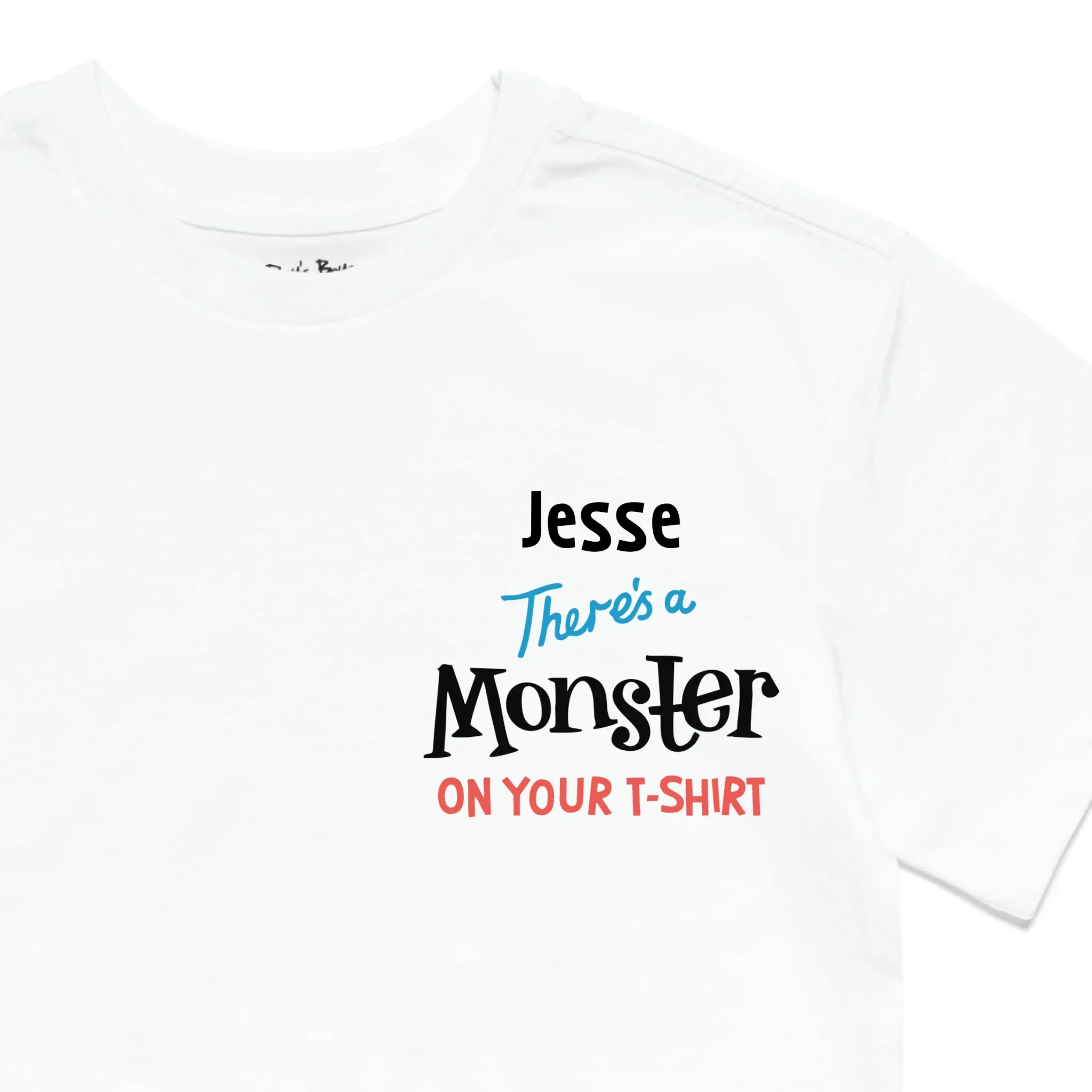 Personalised There's a Monster on Your T-Shirt Kids' T-Shirt - Image 29