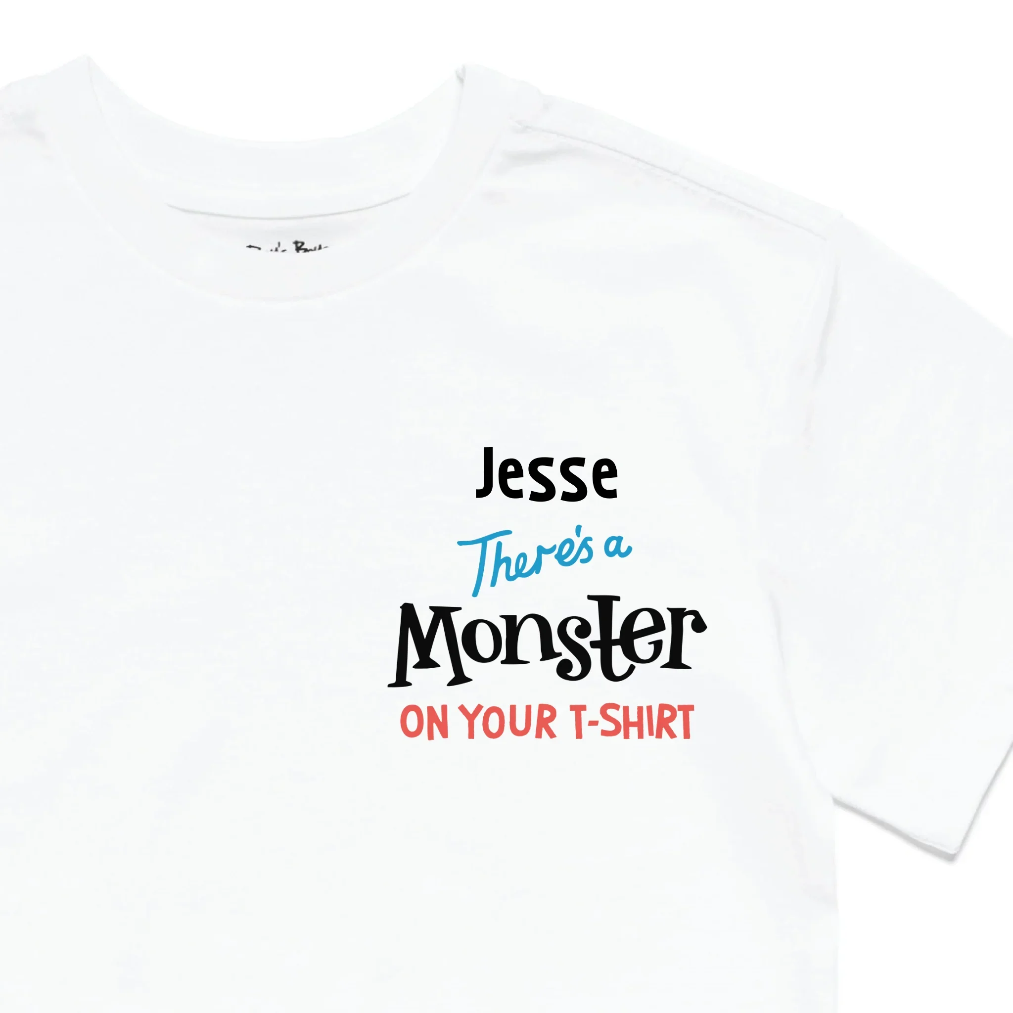 Personalised There's a Monster on Your T-Shirt Kids' T-Shirt - Image 8