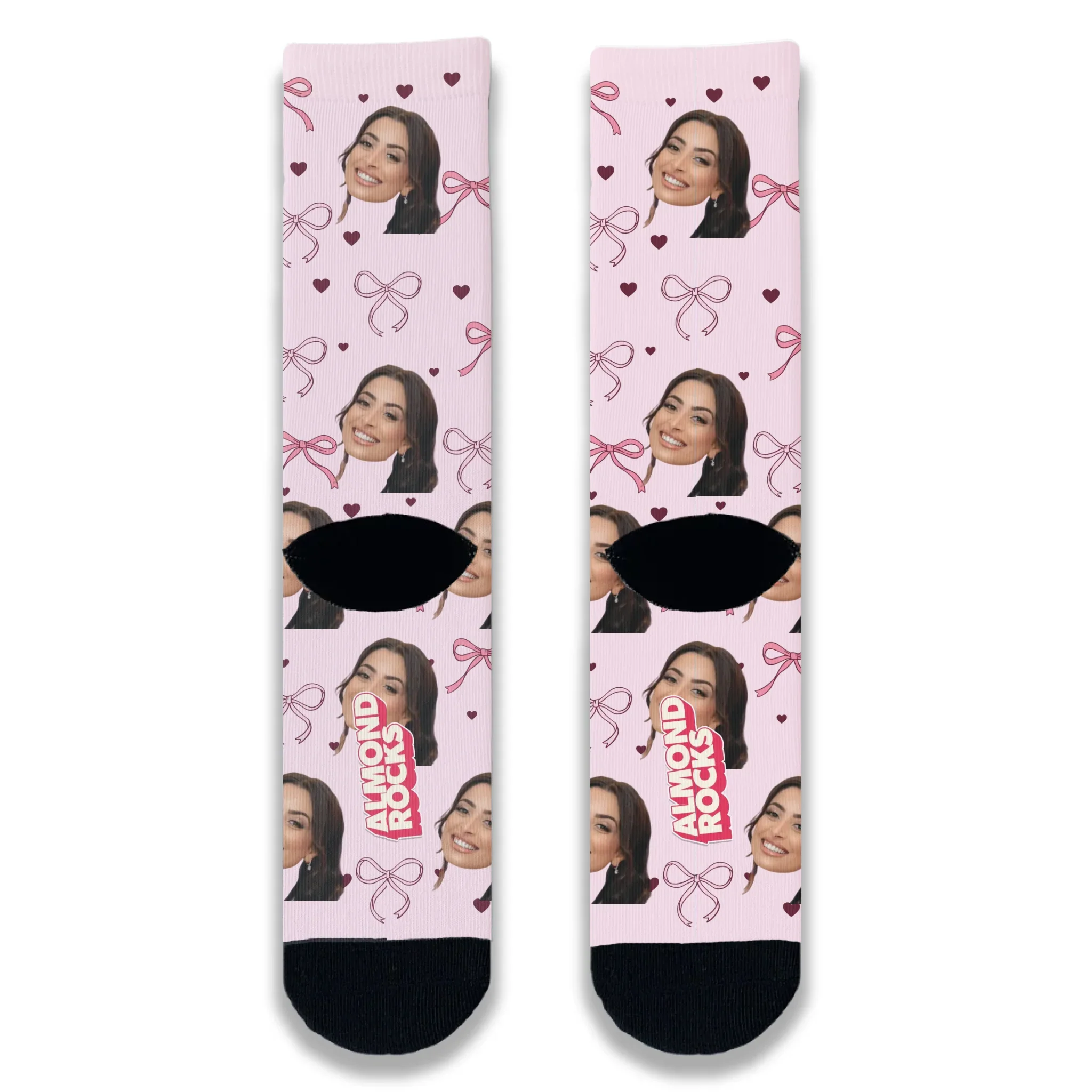 Tying the Knot Hen Do Personalised Face Socks - Image 5